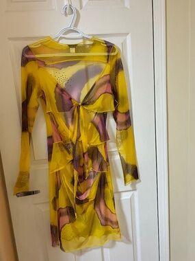 Kim Shui Mesh Swirl dress